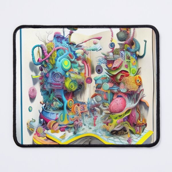 Item preview, Colorful 3D Sketchbook of Insane World designed and sold by RK - Shop.