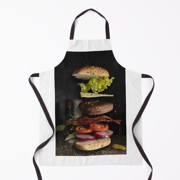 Item preview, flying burger designed and sold by LaBoiteaImages.