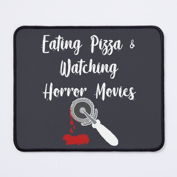 Item preview, Eating Pizza And Watching Horror Movies White Letters designed and sold by PedroStyle.