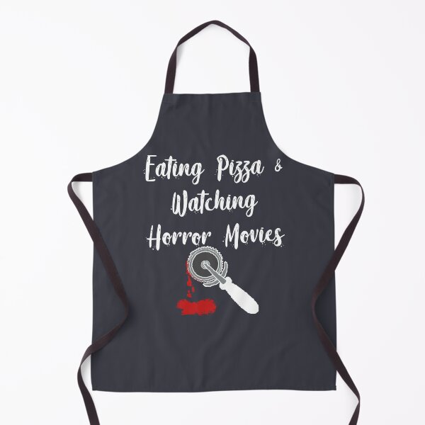 Item preview, Eating Pizza And Watching Horror Movies White Letters designed and sold by PedroStyle.