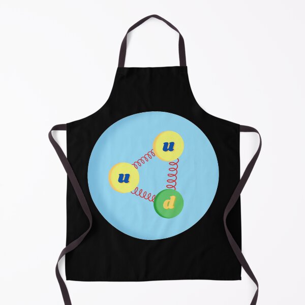 Item preview, proton made of up quarks and down quarks, particle physics designed and sold by NoetherSym.