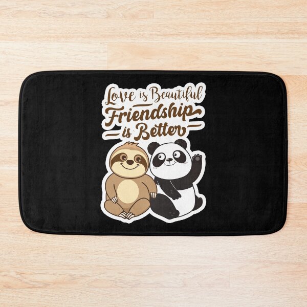 Item preview, Sloth Panda - Love is Beautiful Friendship is Better designed and sold by plushism.