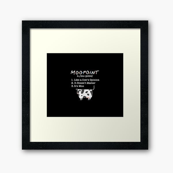 Item preview, It's Moo Point Fun Cow Lover Definition Like A Cow Opinion  designed and sold by ziglamjezina1.