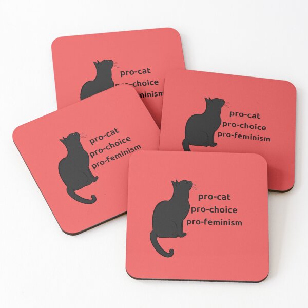 Item preview, Pro-cats Pro-choice Pro-feminism designed and sold by Style  Avenue.