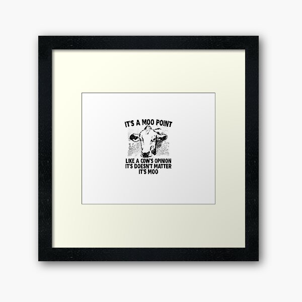 Item preview, Funny Cow Lover It's A Moo Point Farmer Christmas designed and sold by ziglamjezina1.