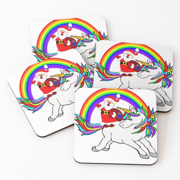 Item preview, Santa Riding Unicorn designed and sold by Soudesign99.