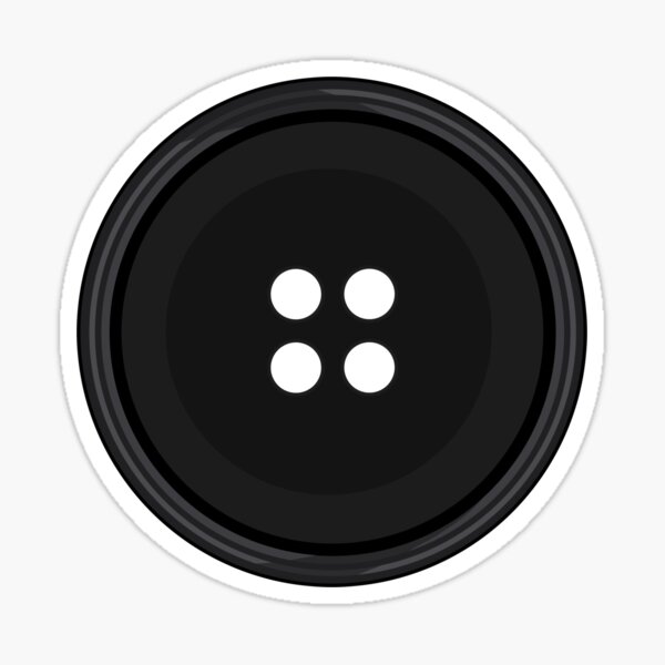 "Button Coraline" Sticker for Sale by L1sercool Redbubble