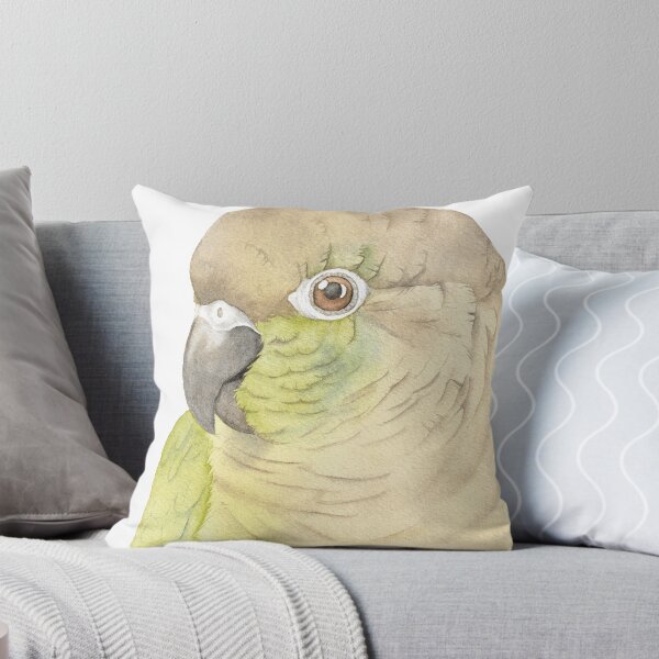 Item preview, green-cheeked parakeet conure watercolor portrait EnZo v2 designed and sold by L'Atelier Oranjade.