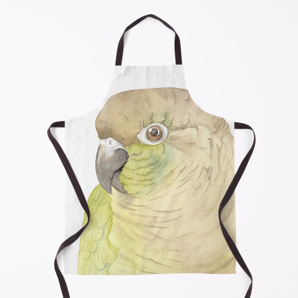 Item preview, green-cheeked parakeet conure watercolor portrait EnZo v2 designed and sold by L'Atelier Oranjade.