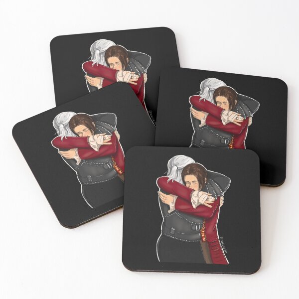 Item preview, Geralt and Jaskier hug designed and sold by Florilège Art.