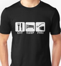 Eat, Sleep, Fish Unisex T-Shirt
