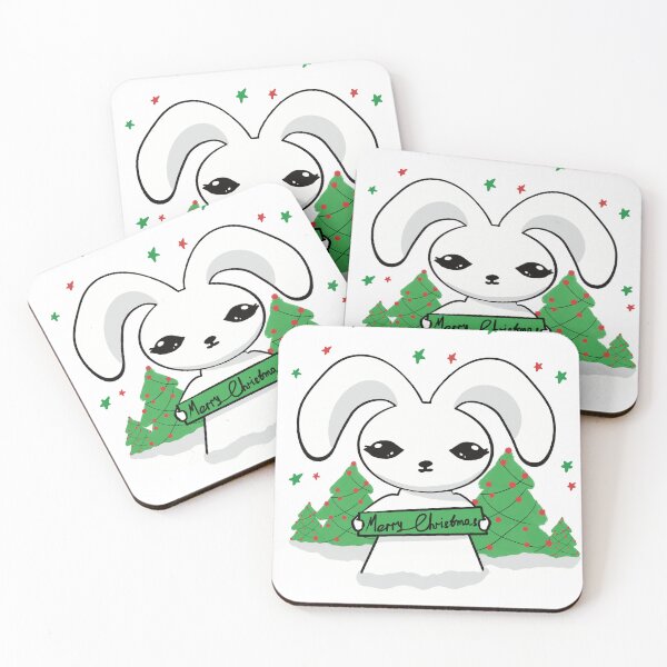 Item preview, Christmas tree & rabbit designed and sold by Xatutik.art.