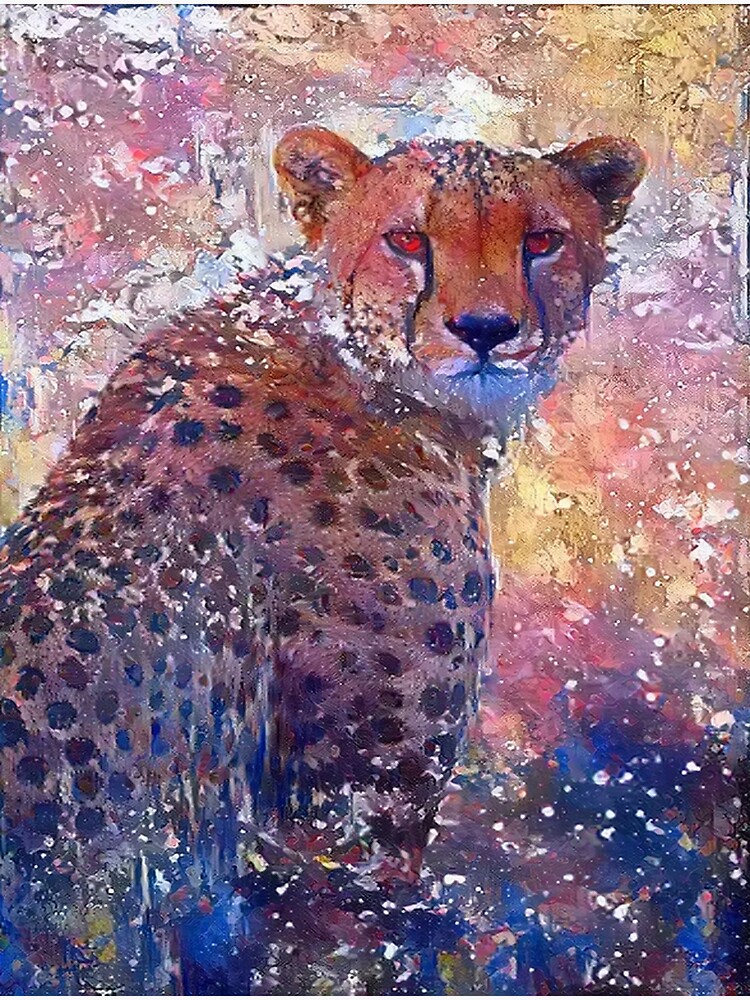 "Cheetah Art" Poster for Sale by EdgarStudio Redbubble