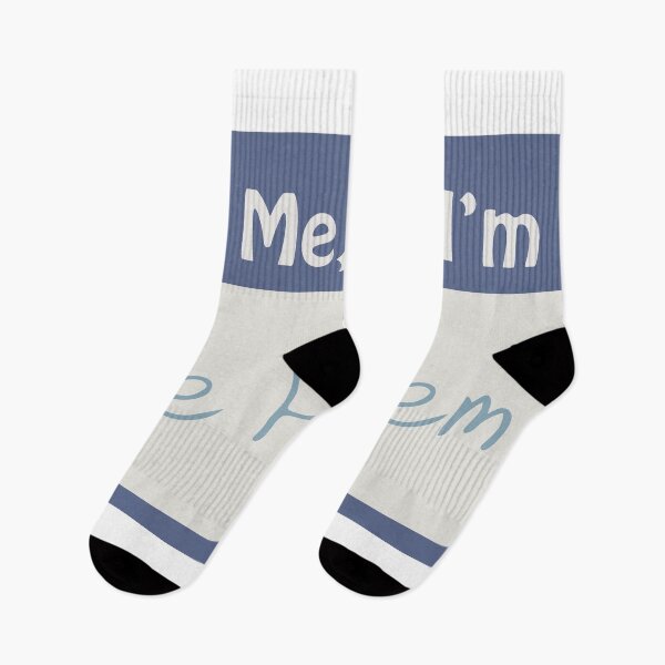 Item preview, It's Me, Hi, I'm The Problem Name Tag Moonstone Blue Version designed and sold by oddbirdout.