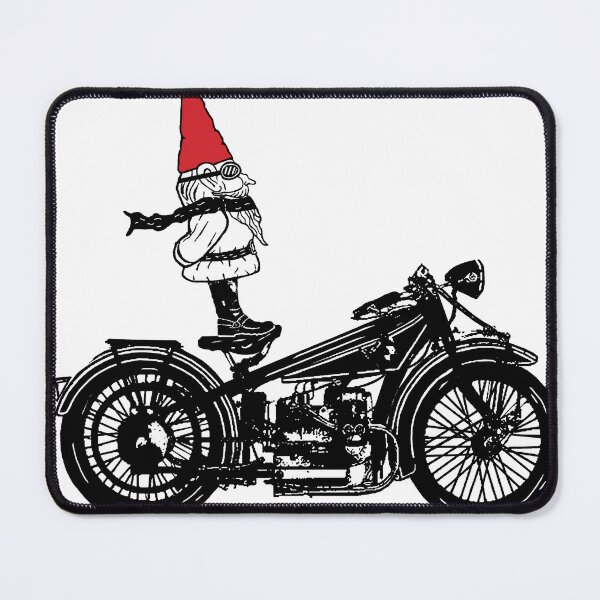 Item preview, Biker Gnome Line Drawing designed and sold by vivasweetlove.