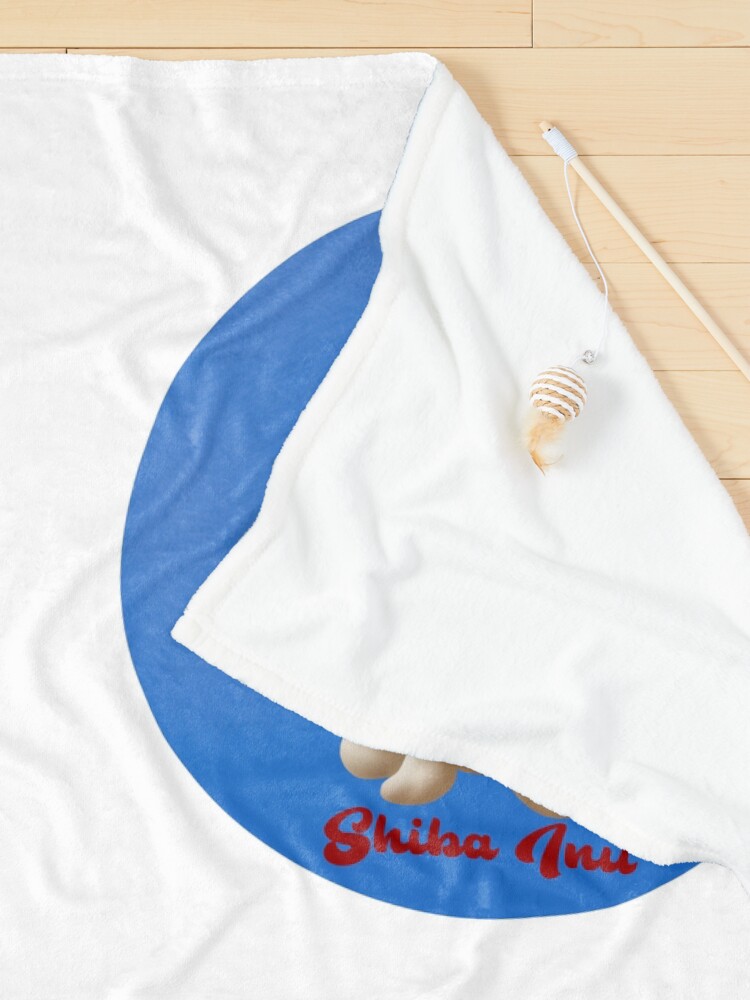 Alternate view of Shiba Inu Love Pet Blanket