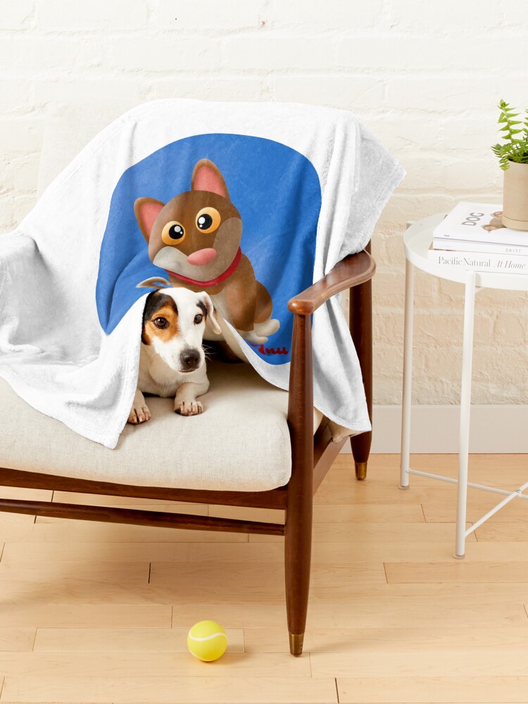 Alternate view of Shiba Inu Love Pet Blanket