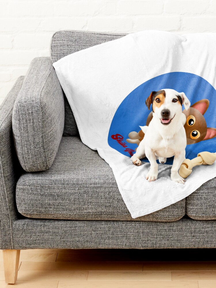 Alternate view of Shiba Inu Love Pet Blanket