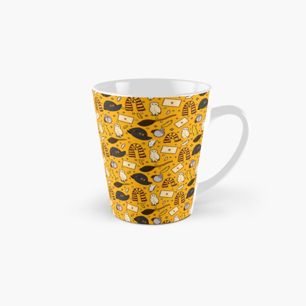 Motif HP Jaune Vintage Mug long