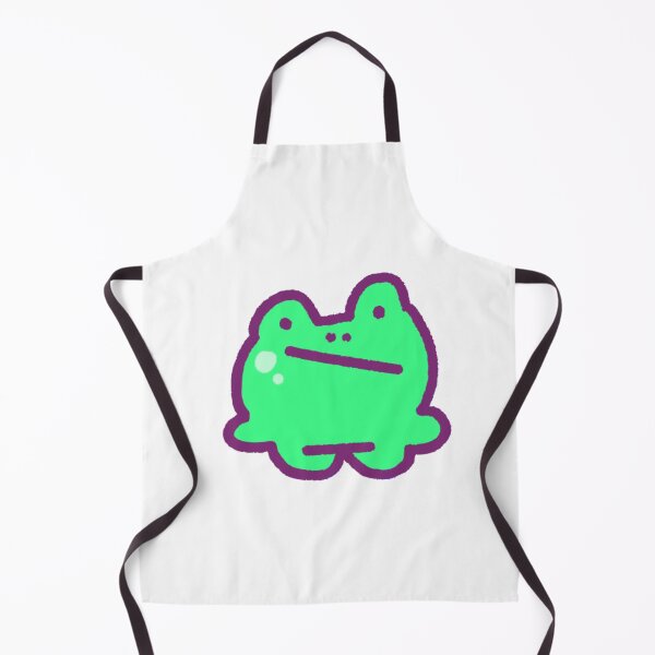 Item preview, Cute green and purple cartoon frog designed and sold by kukulgraphics.