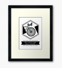 Bike Happiness Framed Print