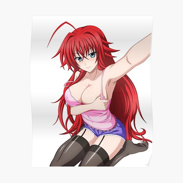 Bedtime Rias - Highschool DxD Poster