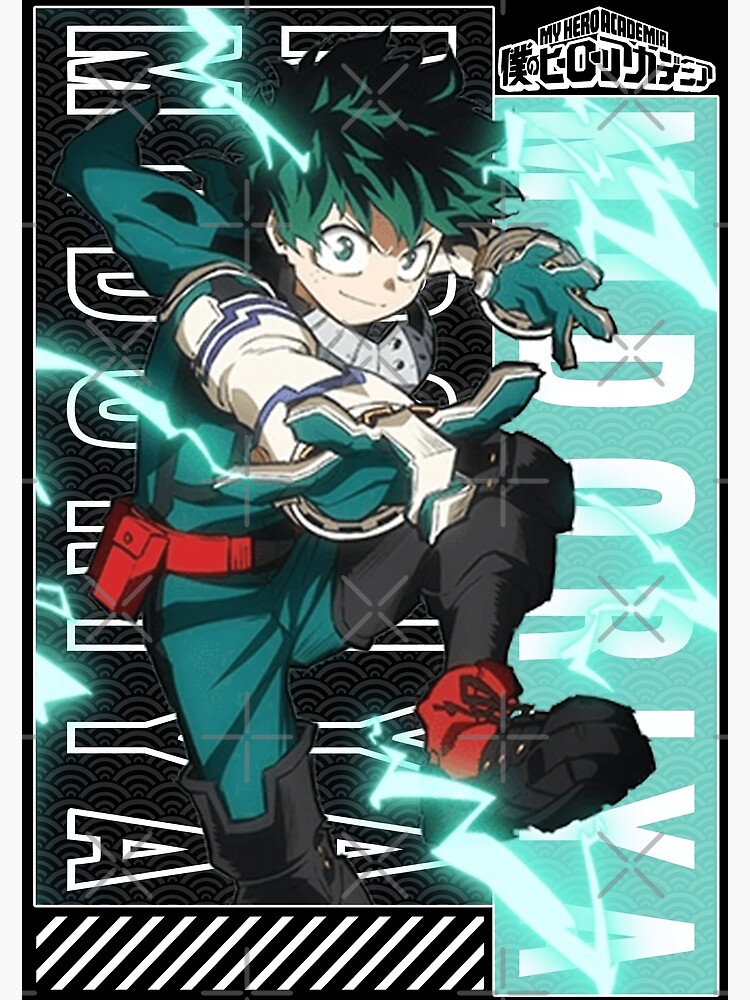 "Deku Izuku Midoriya みどり | My Hero Academia" Poster For Sale By B-love ...