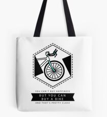 Bike Happiness Tote Bag