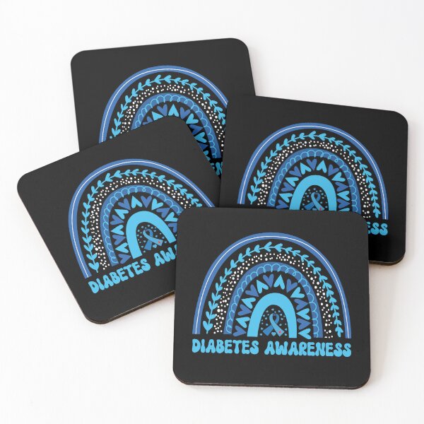 Item preview, In November We Wear Blue Rainbow Diabetes Awareness designed and sold by mrxova.