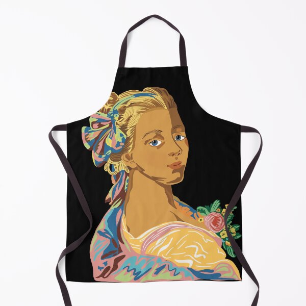 Item preview, Stylised painting of a lady designed and sold by SpiritedArtwork.