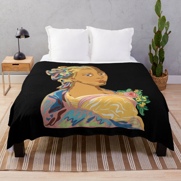 Item preview, Stylised painting of a lady designed and sold by SpiritedArtwork.