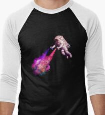 Shooting Stars - the astronaut artist Men's Baseball ¾ T-Shirt