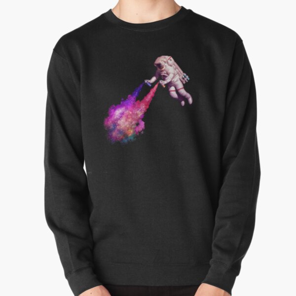 Shooting Stars - the astronaut artist Pullover Sweatshirt