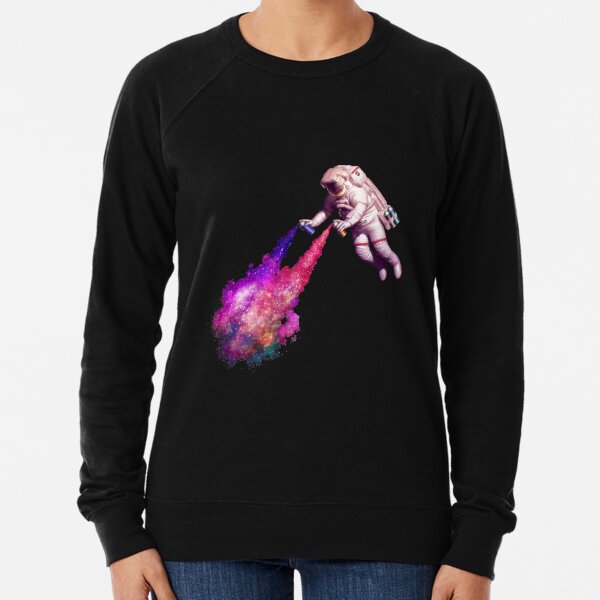 Shooting Stars - l'artiste astronaute Sweatshirt léger