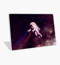 Shooting Stars - the astronaut artist Laptop Skin