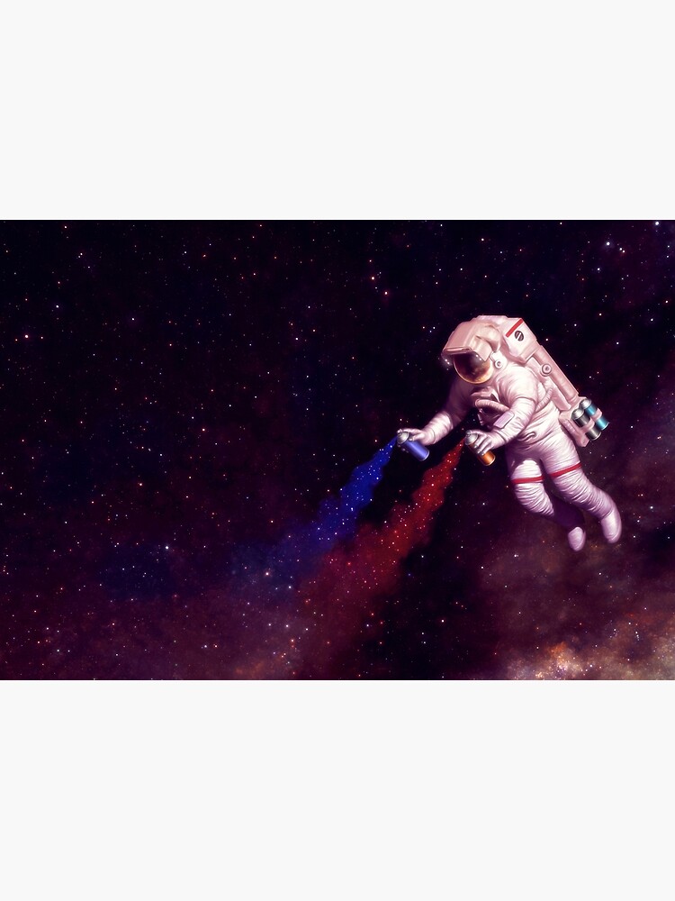 Shooting Stars - the astronaut artist by carlostato