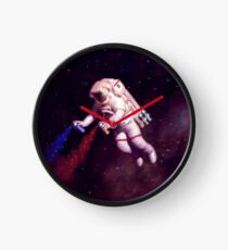 Shooting Stars - the astronaut artist Clock