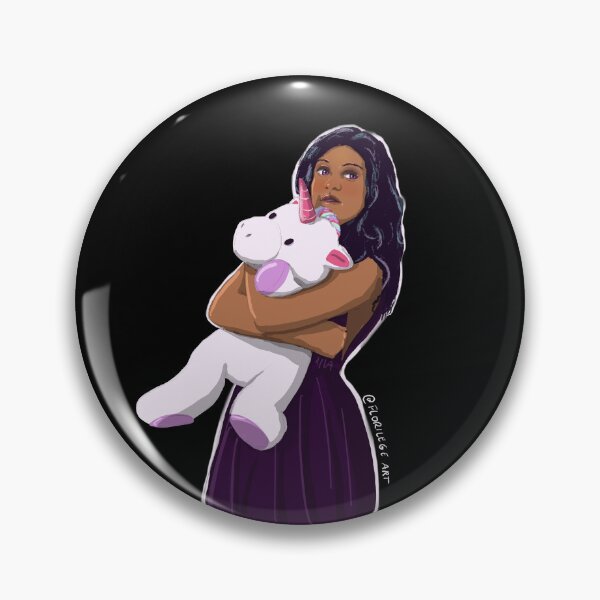 Item preview, Yennefer with a stuffed unicorn designed and sold by Florilège Art.