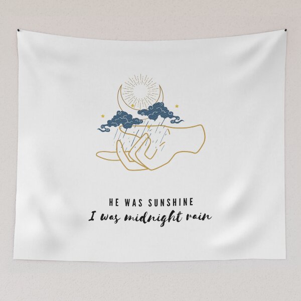 Item preview, He was sunshine, I was midnight rain designed and sold by Oceanwaves-06.