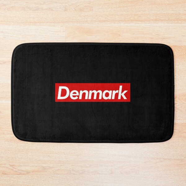 Item preview, Denmark - White Text / Red Background designed and sold by PEK1787.