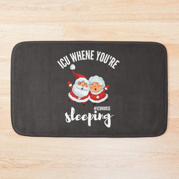 Item preview, ICU When You're Sleeping, ICU Christmas Shirt, Intensive Care Unit Nurse designed and sold by Morja2015.