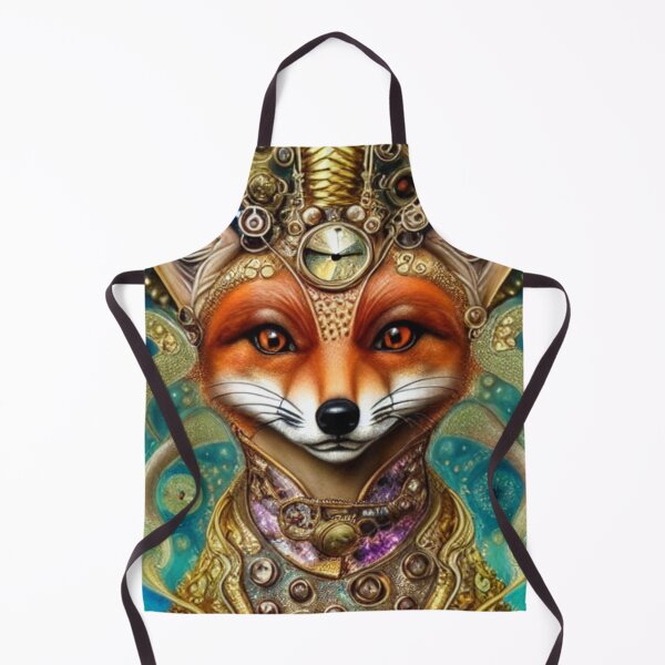 Item preview, The Steampunk Fox of Time Keeping designed and sold by ZenEverAI.