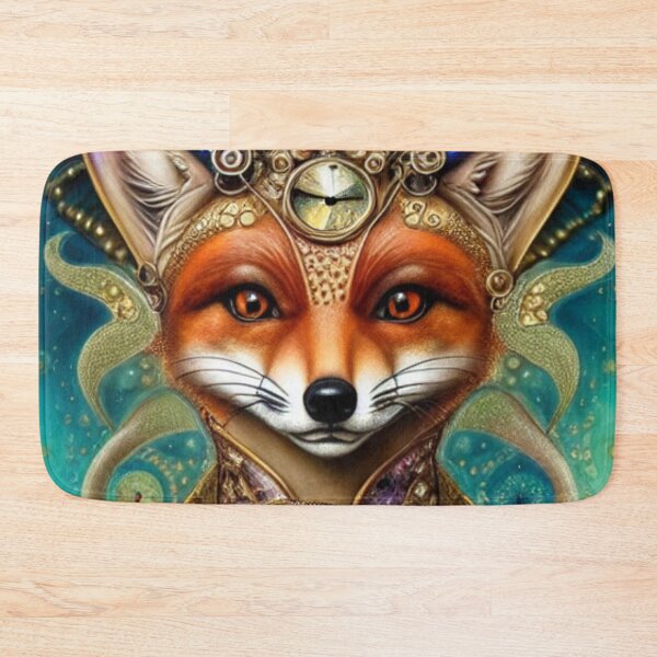 Item preview, The Steampunk Fox of Time Keeping designed and sold by ZenEverAI.