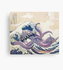 The Great Ultros Off Kanagawa Canvas Print