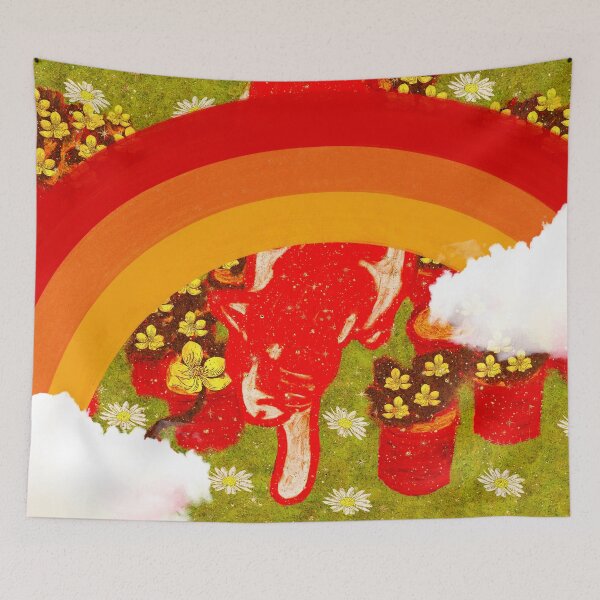 Item preview, Illustrated Cat & Rainbow designed and sold by NeonxHeart.