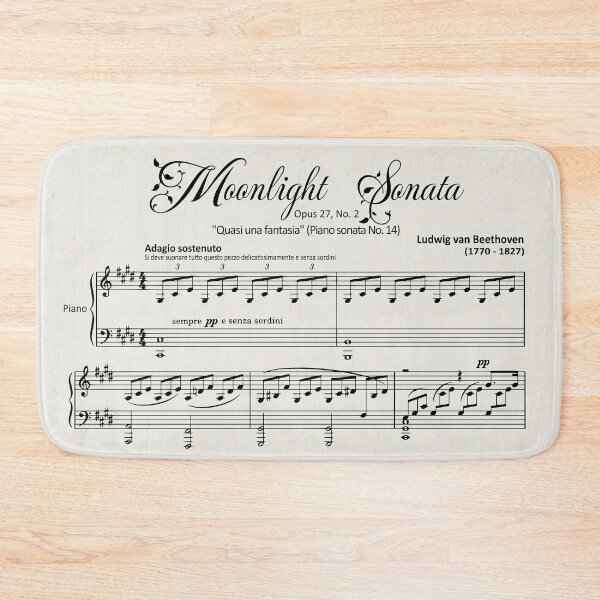 Item preview, Moonlight Sonata, Beethoven designed and sold by i-cottagedesign.