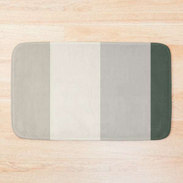 Item preview, Beige Cream Gray Green 4 Bold Wide Vertical Stripe Pattern Pairs 2023 COTY Blank Canvas D_C-003 designed and sold by ColorOfTheYears.