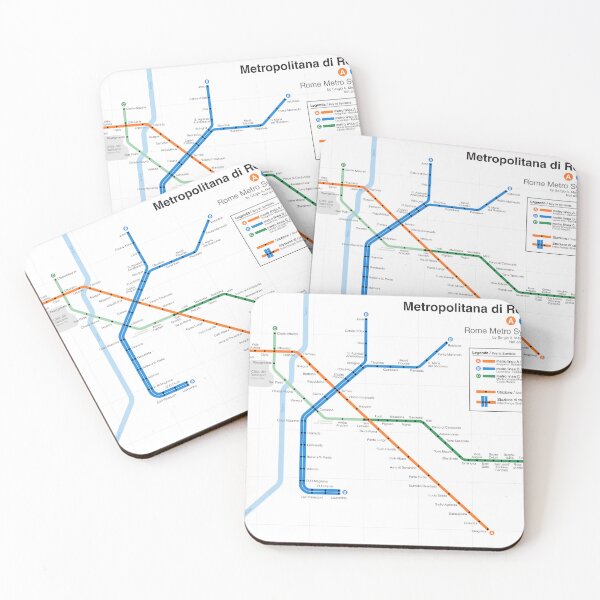 Item preview, Rome Metro designed and sold by Sergio's Maps and Graphics.