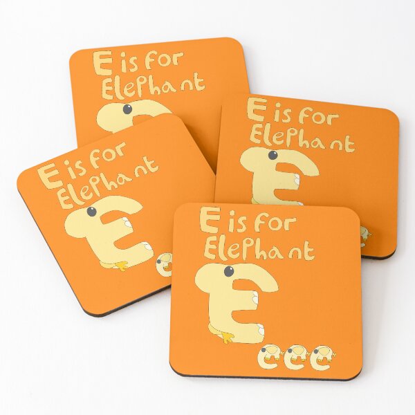 Item preview, E is for elephant designed and sold by Spectrumsketch.