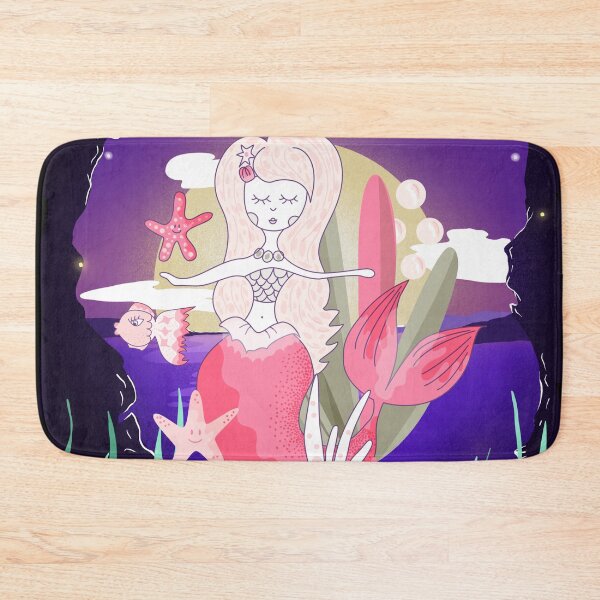 Item preview, Mermaid in fantasy moonlight ocean  designed and sold by Cordiality.